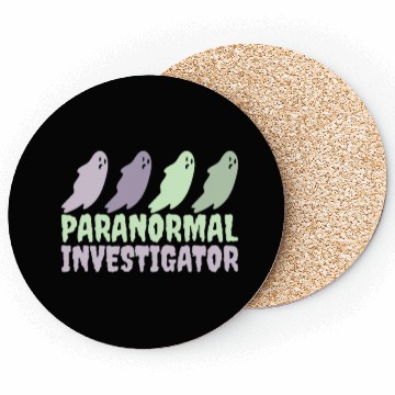 Discover Ghost Hunting Paranormal Investigator Coasters