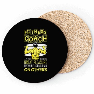 Discover Fitness Muscle Building Endurance Athlete Coasters