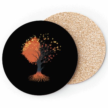 Discover Butterfly Tree Beautiful Animal Butterflies Tree Coasters