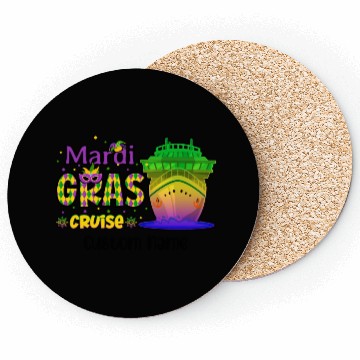Discover Mardi Gras Cruise Mardi Gras Carnival Trip Funny Coasters