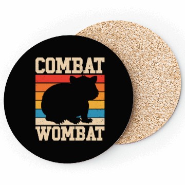 Discover Combat Wombat For A Wombats Lover Coasters