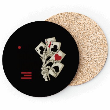 Discover Poker Casino Poker Player Gambling Roulette Gift Coasters