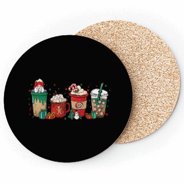 Discover Christmas Chocolate Cup Coasters