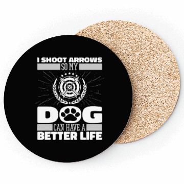 Discover Archery Dog Coasters