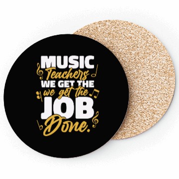Discover Music Teacher music nout Coasters