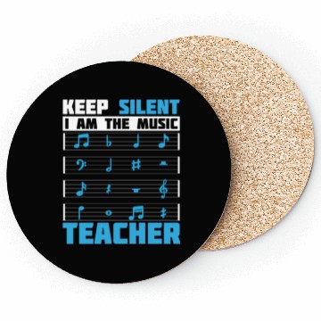 Discover Music Teacher music nout Coasters