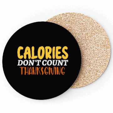 Discover Calories Don't Count Thanksgiving Idea Coasters