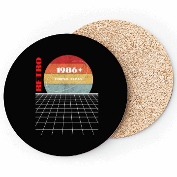 Discover Retro 1986 Japan Coasters