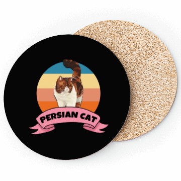 Discover Persian Cat Persian Cat Coasters