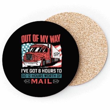 Discover Mail delivery, Postal worker Coasters