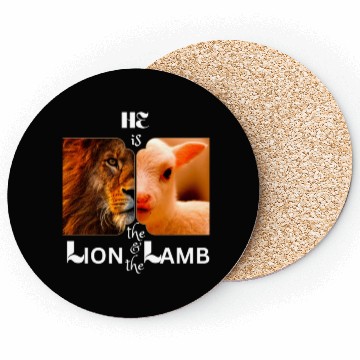 Discover He is the Lion and the Lamb Coasters