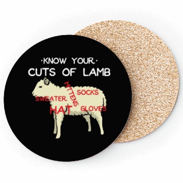Discover Knitting Knitter Crochet Needle Knitting Lamb Wool Coasters