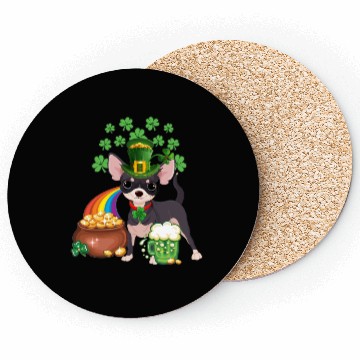 Discover ST Patricks Day Chihuahua Dog Irish Coasters