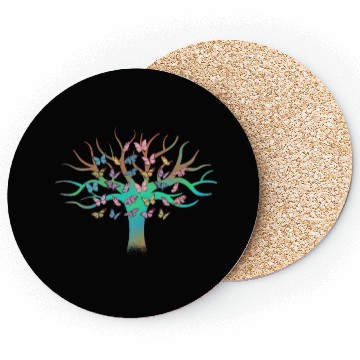 Discover Butterfly Tree Beautiful Animal Butterflies Tree Coasters