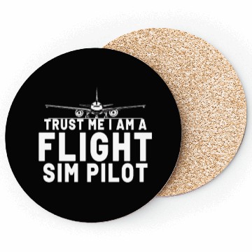 Discover Pilot Aviation Airplane Airline Flight Sim Pilot Coasters