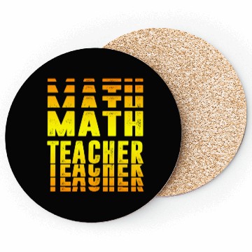 Discover Math teacher design Coasters