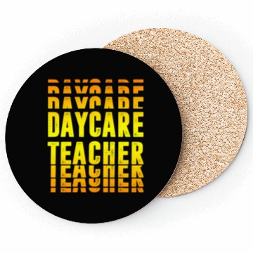 Discover Daycare Teacher Design Coasters