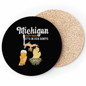 Discover Michigan Craft Beer Coasters