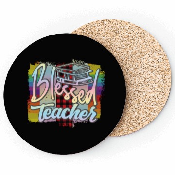 Discover Blessed teacher Coasters