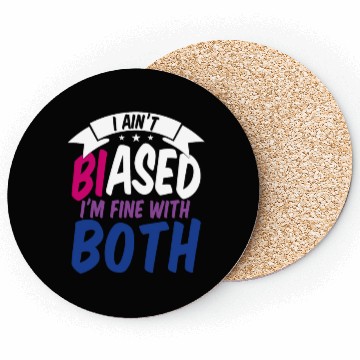 Discover I Ain't Biased Bi Bisexual Pride Coasters
