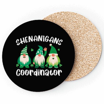 Discover Shenanigans Coordinator St. Patricks Day Irish Coasters
