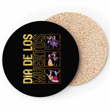 Discover Dia De Los Muertos Coasters, Ballet Folklorico Sugar
