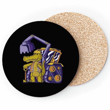 Discover Construction worker alligator Construction worker Coasters