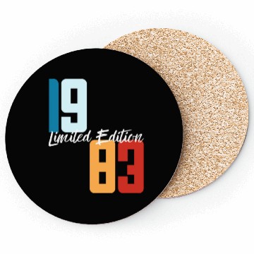 Discover 40 Years Vintage 1983 Retro 40th Birthday Coasters