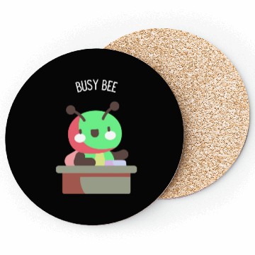 Discover Funny Busy Bee Coasters