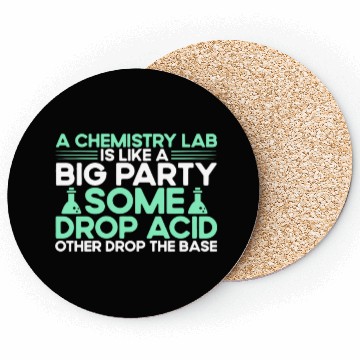 Discover Chemistry Gift Scientists Chemist Coasters