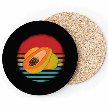 Discover Retro Papaya Coasters