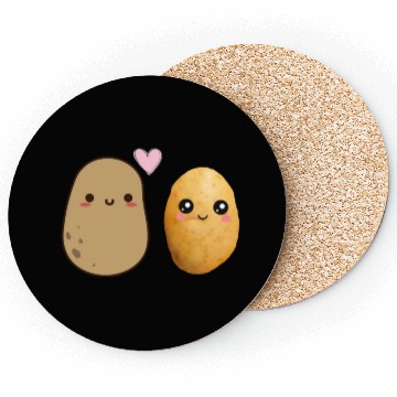 Discover I love you potato Coasters
