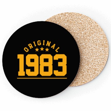Discover 40 Years Vintage 1983 Retro 40th Birthday Coasters