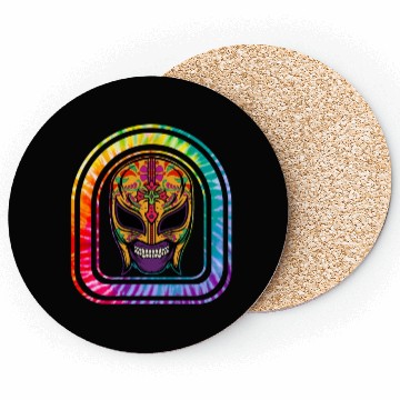 Discover Dia De Los Muertos Coasters, Lucha Libre El Santo