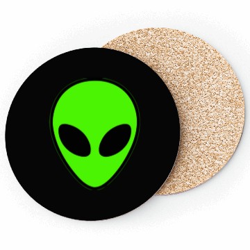 Discover Alien Head Pocket Patch Area 51 Coasters
