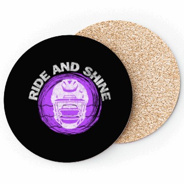 Discover Ride And Shine American Football Men Women Vintage Coasters