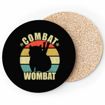 Discover Combat Wombat For A Wombats Lover Coasters