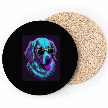 Discover Golden Retriever Dog Coasters