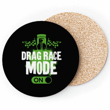 Discover Drag Racing Race Car Drag Race Coasters