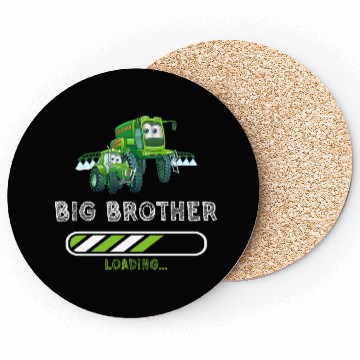 Discover Big brother farmer tractor Coasters