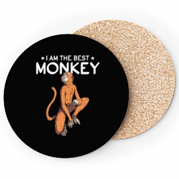 Discover Chimpanzee Monkey Orangutan Monkey - I Am The Best Coasters