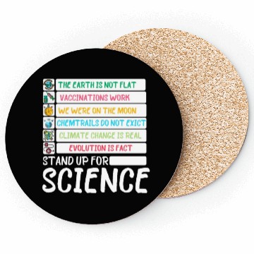 Discover Earth Day Stand Up For Science Science Fiction Day Coasters