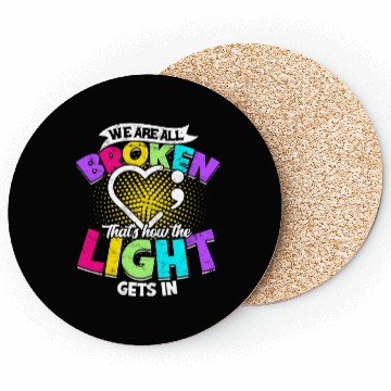 Discover Fight Depression Prevention Mental Awareness Coasters