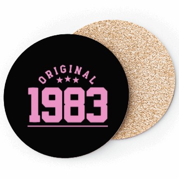 Discover 40 Years Vintage 1983 Retro 40th Birthday Coasters