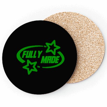 Discover GREEN FULLY MADE INFINITY STAR Coasters