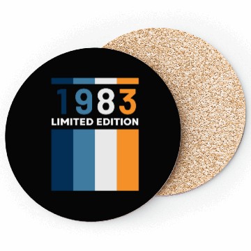 Discover 40 Years Vintage 1983 Retro 40th Birthday Coasters