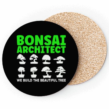 Discover Bonsai Tree Owner Gift Bonsai Tree Gardening Coasters