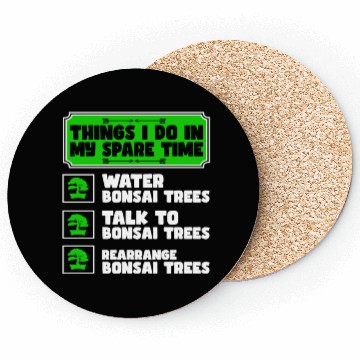 Discover Bonsai Tree Owner Gift Bonsai Tree Gardening Coasters
