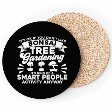 Discover Bonsai Tree Owner Gift Bonsai Tree Gardening Coasters