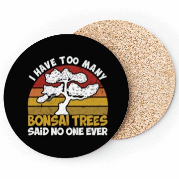 Discover Bonsai Tree Owner Gift Bonsai Tree Gardening Coasters